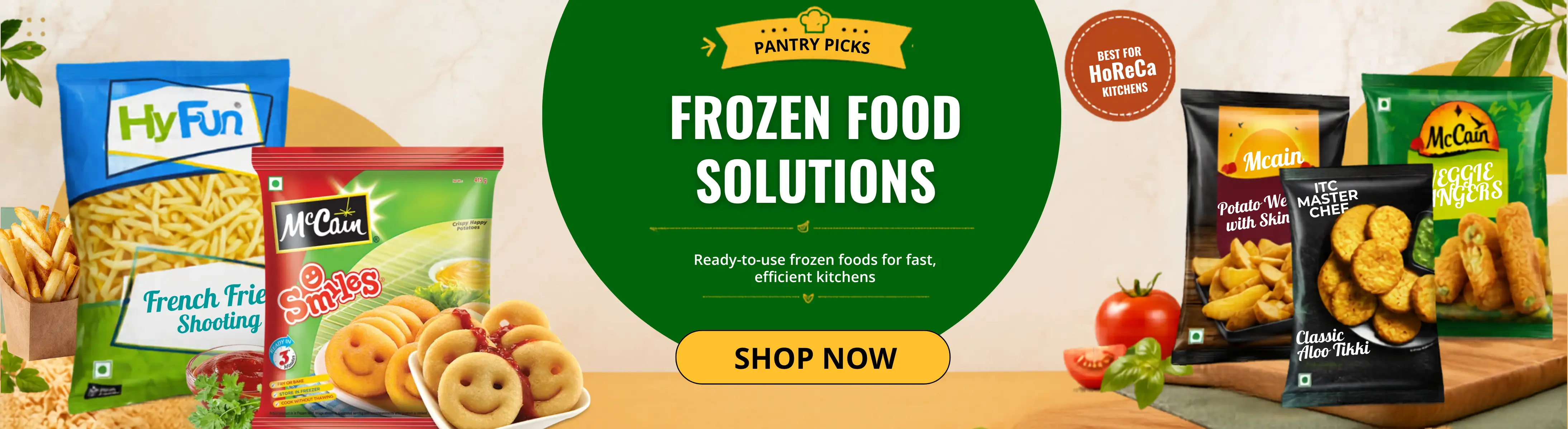 Frozen food solutions for HoReCa kitchens