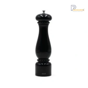 Bisetti Firenze Salt Mill 32 cm (Black Glossy Lacquered Beech Wood) | Modern Classic