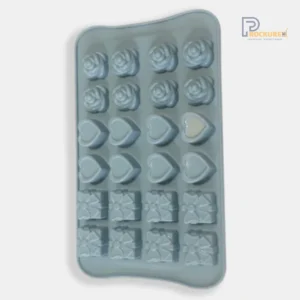 RENA 24 Holes Gift, Heart, Rose Chocolate Mould is ideal for home and professional baking. Reliable, durable, and designed for performance.